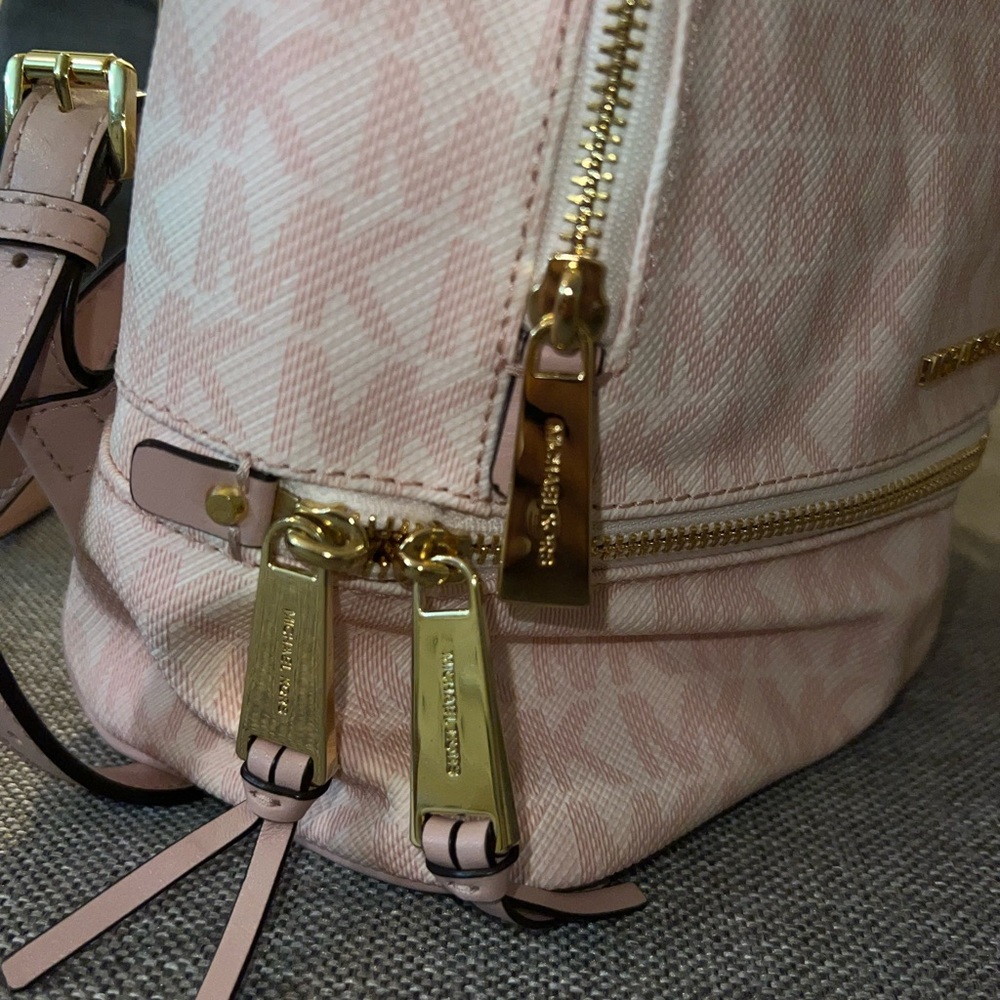 Rare Pink Michael Kors Backpack - image 6